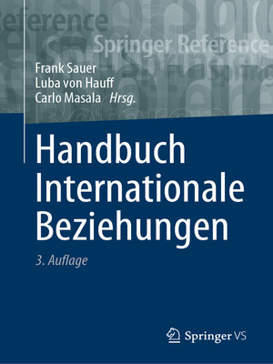 cover image of Handbuch Internationale Beziehungen